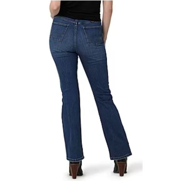 Wrangler Women 20W x 34 Dark Wash Boot Cut Western Rodeo Denim Jeans - Picture 3 of 7